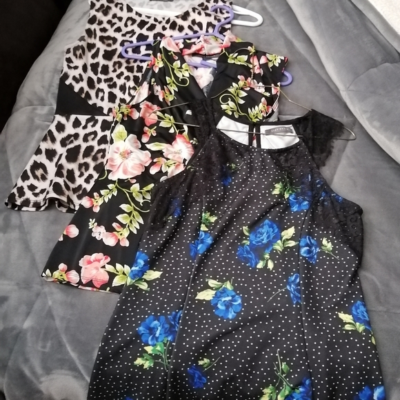 3 FOR THE PRICE OF ONE - Lot of 3 Suzy Shier tops - Picture 1 of 7